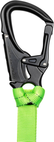 Professional Arborist Speedline Kit - 29kN Strength, Lightweight 7075 Aluminum Snaphook, 1" Nylon Webbing Sling