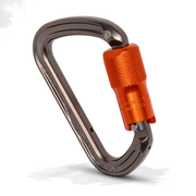 ProClimb I-Beamer Twist Lock Carabiner - 27kN MBS, NFPA Certified, Modified D-Shape
