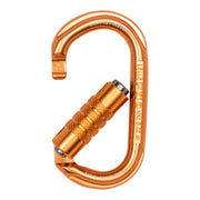 ProClimb Triple Lock Oval Aluminum Carabiner - 22kN Professional Climbing Hardware