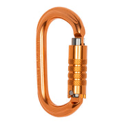 ProClimb Triple Lock Oval Aluminum Carabiner - 22kN Professional Climbing Hardware