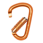 Copper Head Triple Lock Carabiner - 24kN Professional Climbing Hardware with Keylock Gate