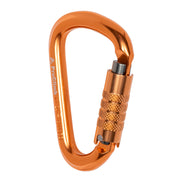 Copper Head Triple Lock Carabiner - 24kN Professional Climbing Hardware with Keylock Gate