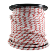 Pelican Rope Static Kernmantle Rappelling Rope 600 Ft or 1200 Ft - 3/8" - Static Master™, White/Blue