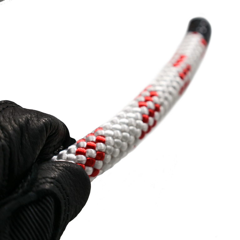 Pelican Rope Static Kernmantle Rappelling Rope 600 Ft or 1200 Ft - 3/8" - Static Master, White/Blue