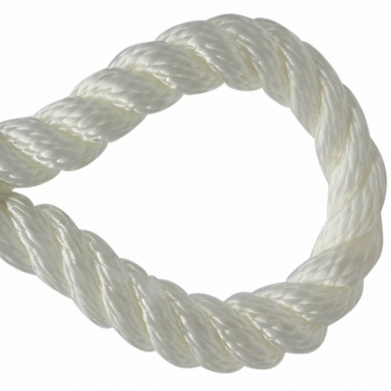 3 Strand Polyester Rope - Marine Grade High Strength - 600 ft Spool