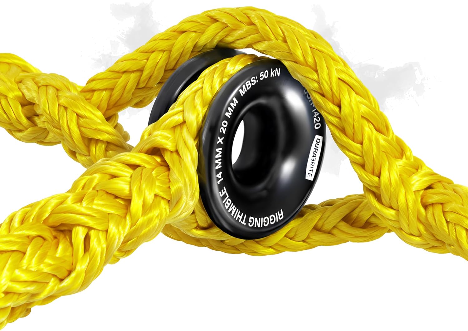 Pelican Rope Adjustable Rigging Sling 1/2" with Aluminum Ring - 13,500 lbs MBS
