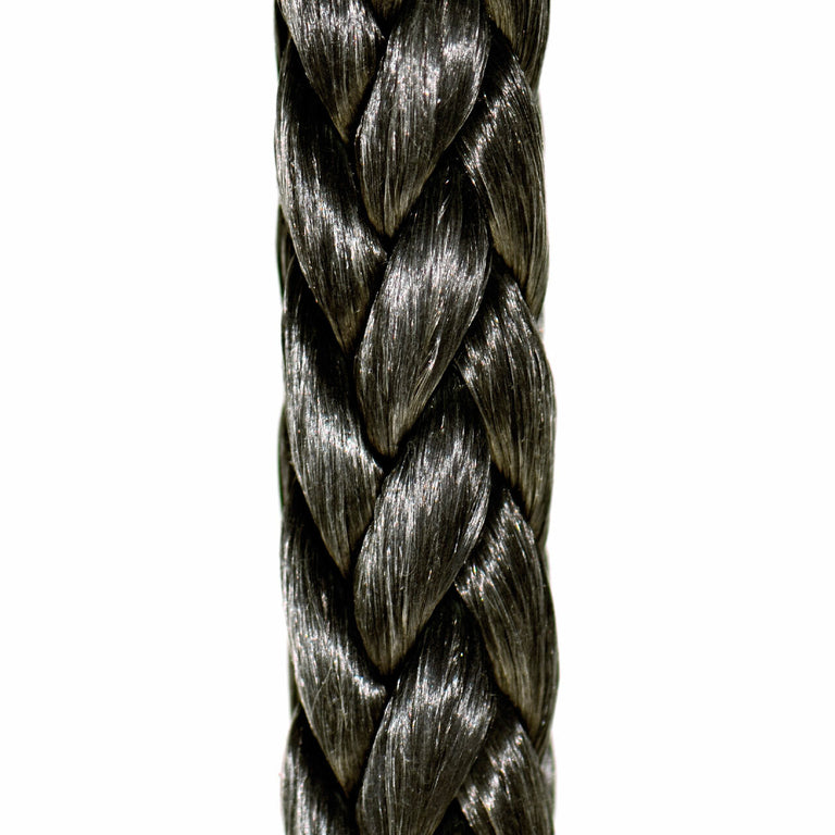 T-12 TechnoraÂ® 12-Strand Rope 1/4" - 8,500 lbs Strength, Heat Resistant, UV Coated Synthetic Rope