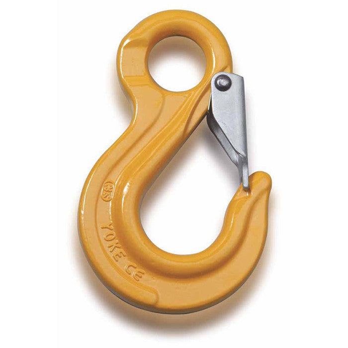 8 Ton Grade 80 Eye Sling Hook - YOKE ABS Approved Heavy-Duty Rigging Hook - 5/8"