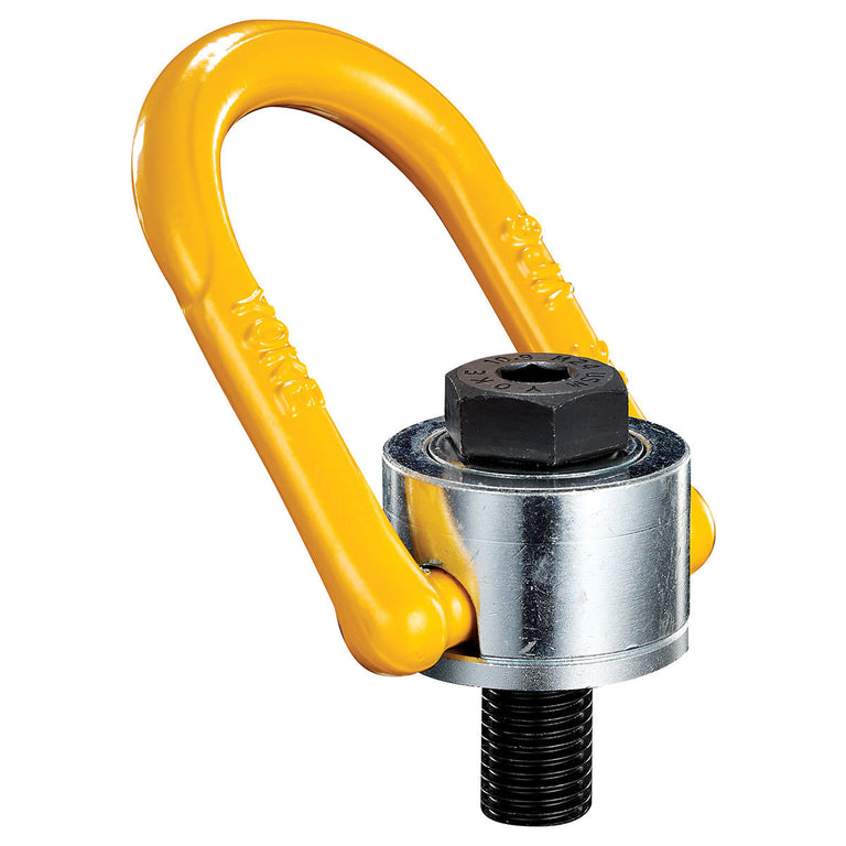 YOKE 2.4 Ton Metric Thread Swivel Anchor Point - M20 x 2.5 - 360Â° Rotation Lifting Eye