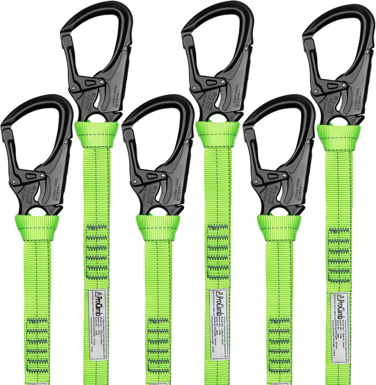 ProClimb Professional Arborist Speedline Kit - 29kN Strength, 7075 Aluminum Snaphook, 1" Nylon Webbing Sling