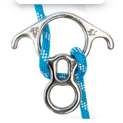 Big Rescue Figure 8 Descender - Stainless Steel w/Bent-Ears - 50kN