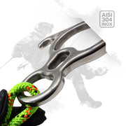 Big Rescue Figure 8 Descender - Stainless Steel w/Bent-Ears - 50kN