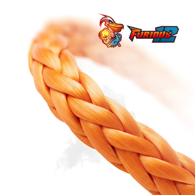 Pelican Rope Furious-12 HMPE 12-Strand Synthetic Rope, 5/16" - 12,500 lbs Breaking Strength