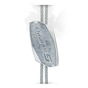 Gripple No. 3 Standard Loop Hangers - 200 lb WLL HVAC & Electrical Suspension System (10 Pack) - 1/8" Wire Rope