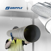Gripple No. 3 Standard Loop Hangers - 200 lb WLL HVAC & Electrical Suspension System (10 Pack) - 1/8" Wire Rope