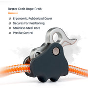 ProClimb Arborist Positioning Lanyard by Pelican Rope - 1/2 in x 8, 10 or 12 ft Polyester Rope with Aluminum or Steel Snap Hook and Copper Head Carabiner - Adjustable
