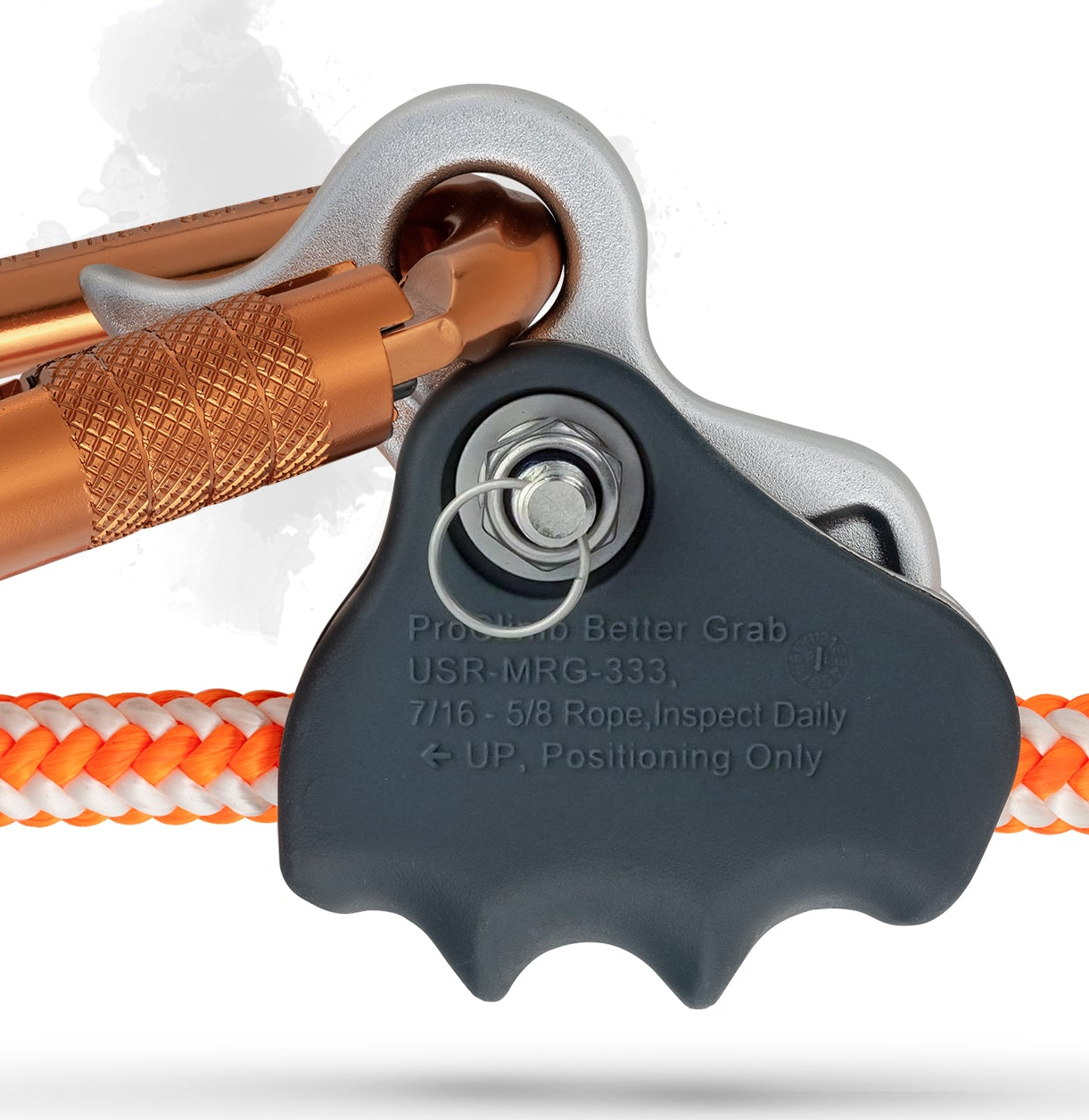 ProClimb Better Grab Removable Rope Grab - Professional Fall Protection Device for Climbing & Rescue