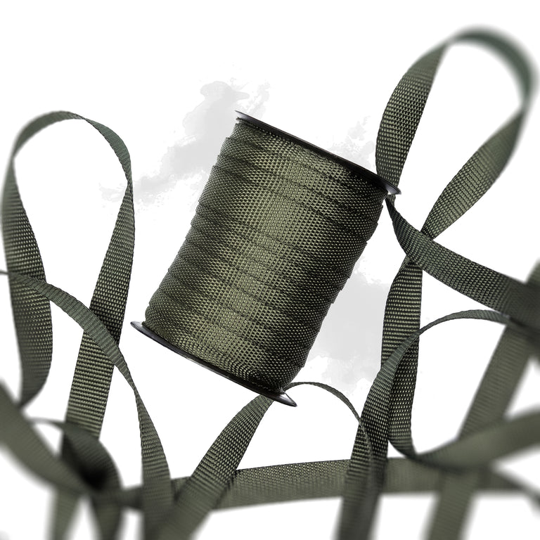 Tree-Guy Tree Tie Webbing 3/4" Olive Green - 1500lb Strength UV Resistant - 45ft to 1500ft Spools