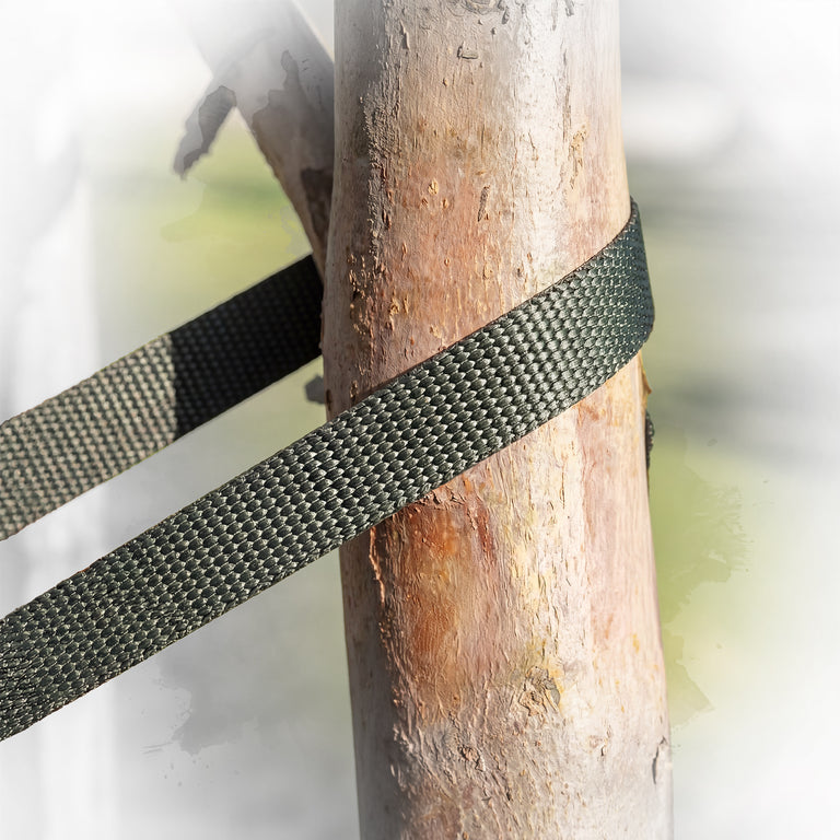 Tree-Guy Tree Tie Webbing 3/4" Olive Green - 1500lb Strength UV Resistant - 45ft to 1500ft Spools
