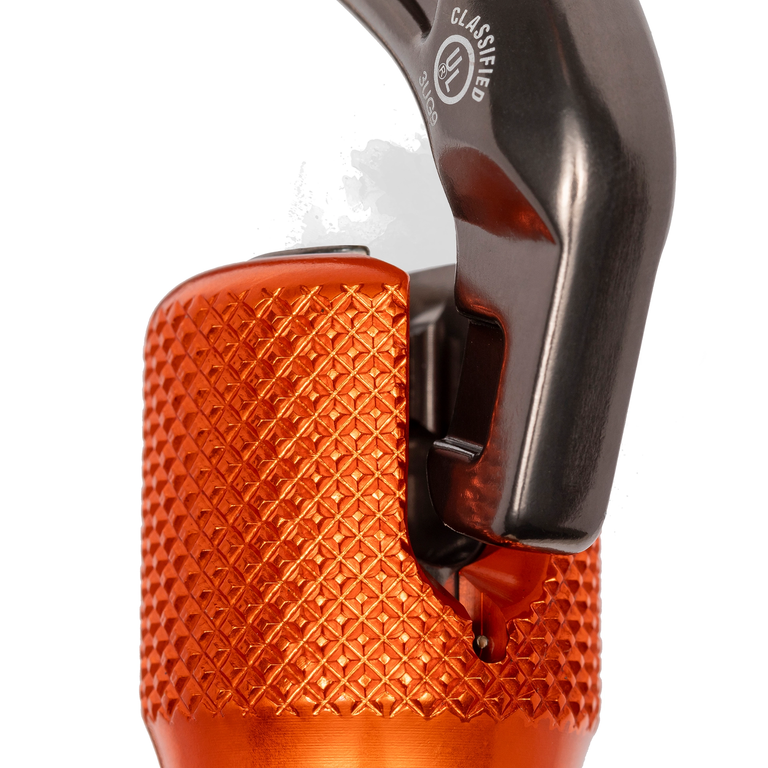 ProClimb I-Beamer Twist Lock Carabiner - 27kN MBS, NFPA Certified, Modified D-Shape