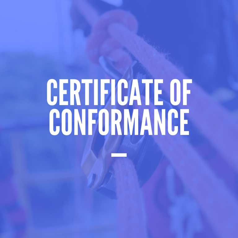 Certificate of Conformance & Certificate of Origin Request