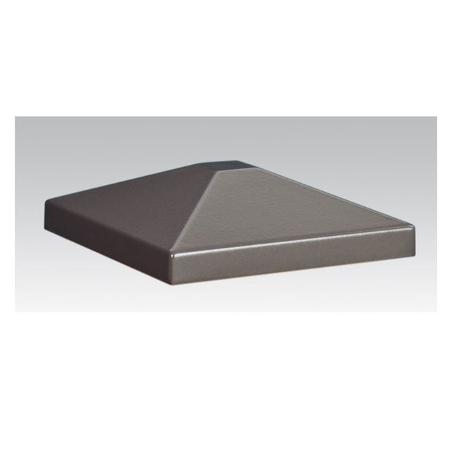 Aluminum Post Cap - Bronze Matte - Feeney DesignRail Pyramid Style for 4x4 Posts