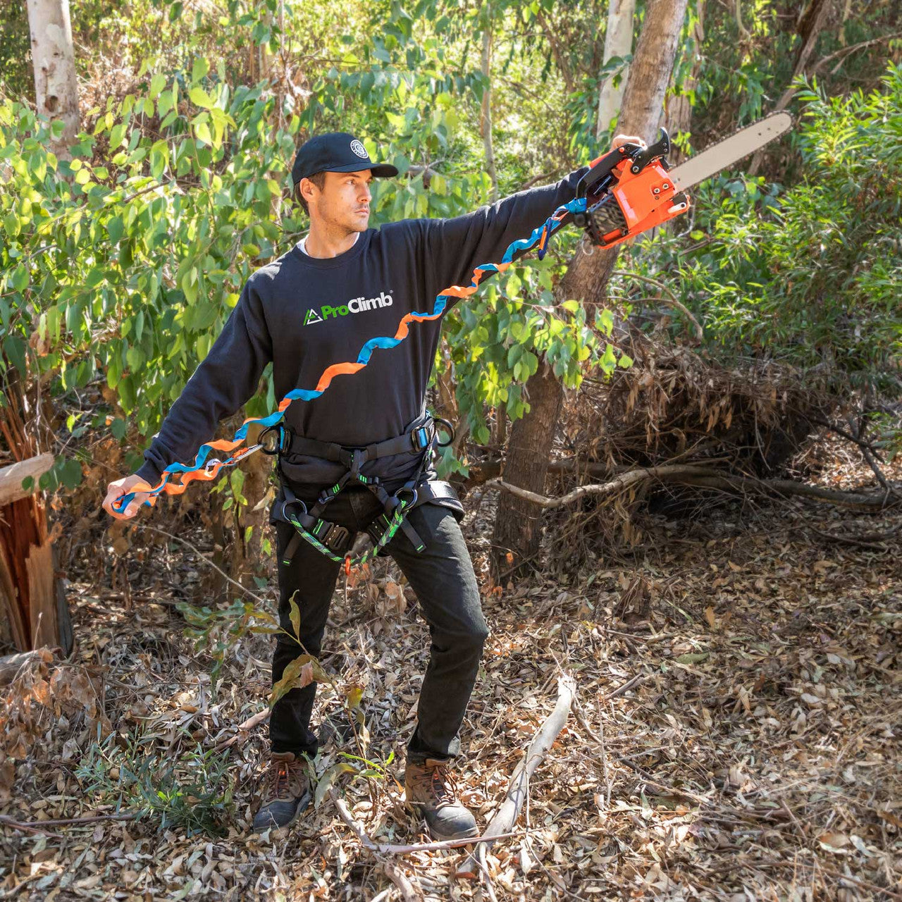 No.2905 スライディングねこのチャーム ProClimb Chainsaw Lanyard for Tree Climbing, 15 lb​ – U.S. Rigging