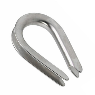 DuraBrite Heavy-Duty 316 Stainless Steel Wire Rope Thimbles - Marine Grade