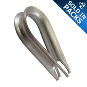 Zinc Plated Steel AN-100 Type Wire Rope Thimbles