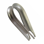 Zinc Plated Steel AN-100 Type Wire Rope Thimbles