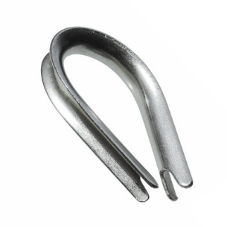 DuraBrite Zinc Plated Steel Wire Rope Thimbles - FF-T-276B Type II (Sold in Packs)