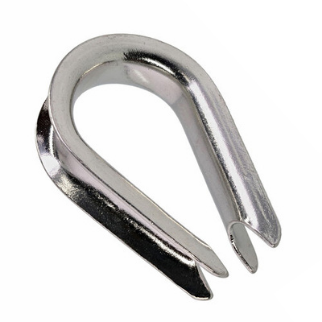 DuraBrite 304 Stainless Steel Wire Rope Thimbles - Professional Grade (Sold in Packs)