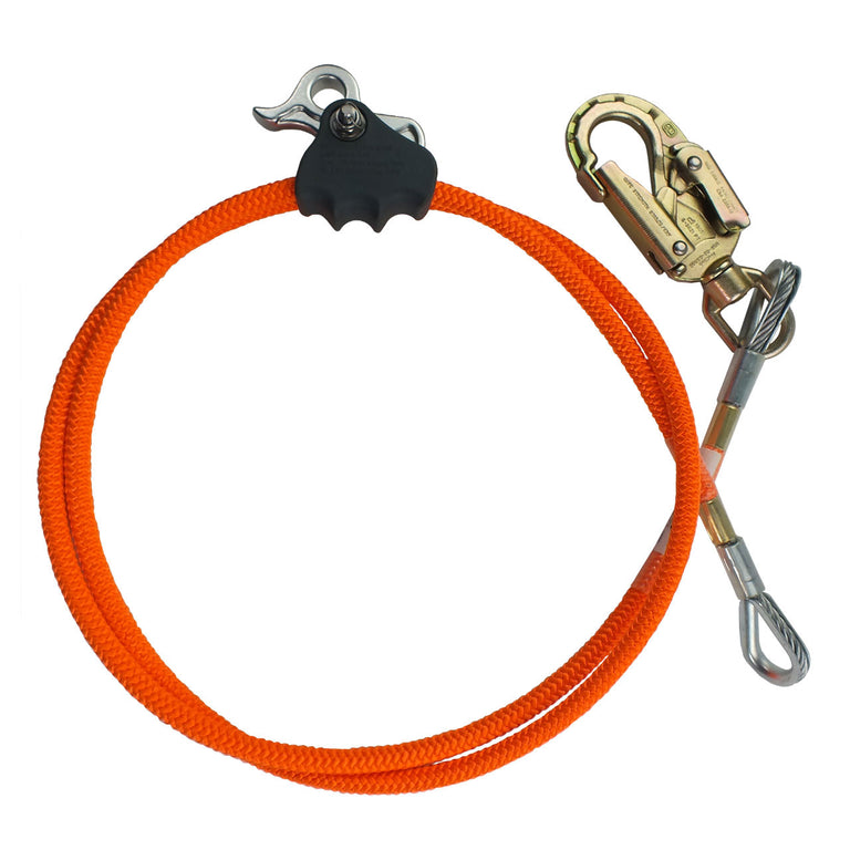 ProClimb 1/2" Removable Better Grab Arborist Flip Line Kit with Swivel Eye - Professional Tree Climbing