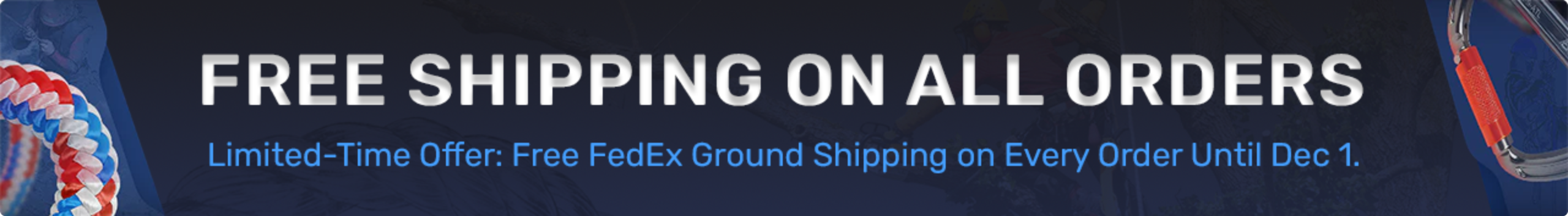 shipping promo banner