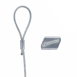 Gripple Stainless Steel Loop Hangers No. 3 - 200 lb WLL HVAC Suspension System (10 Pack) - Corrosion Resistant