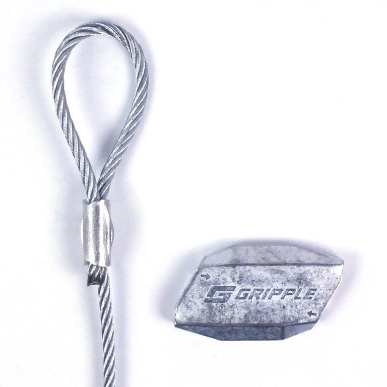 Gripple Stainless Steel Express Loop Hangers -  XP 2 - WLL 100 lbs.- Ideal for mechanical and electrical (10 Pack)