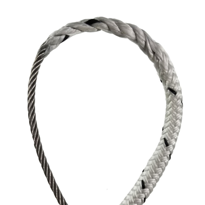 7/16" Wire-to-Rope Halyard with 3/16" Stainless Steel Cable - Marine Rigging