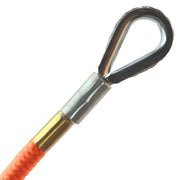Heavy-duty thimble eye  for fall protection, industrial climbing, and construction harnesses.