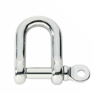 DuraBrite 316 Stainless Steel Standard D Shackles - Marine Grade Hardware (Sold in Packs)