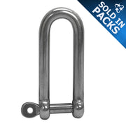 316 Stainless Steel Long D Shackles