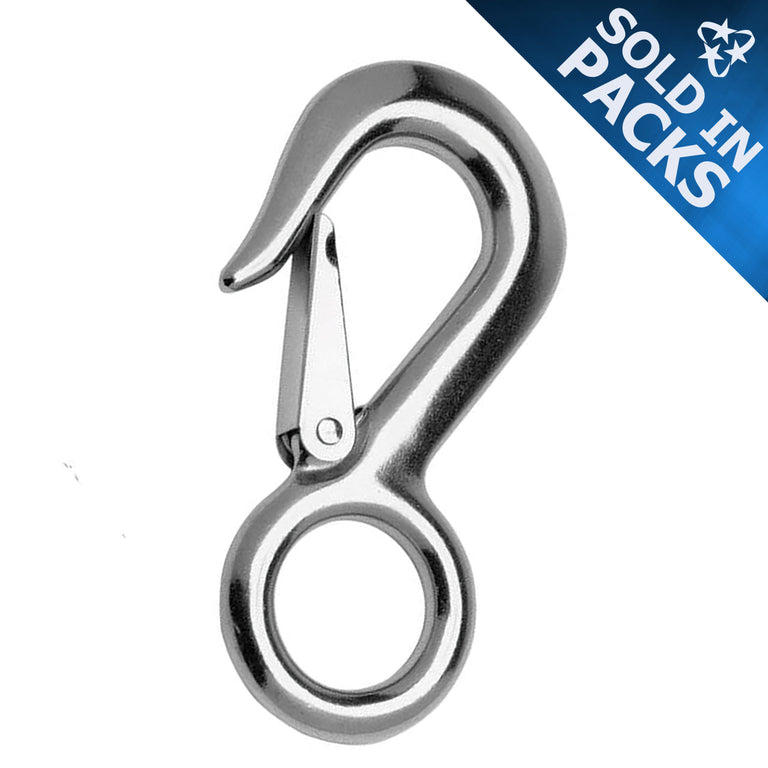 DuraBrite 7/8" 316 Stainless Steel Safety Snaps - Marine Grade (Sold in Packs of 5)