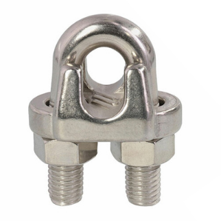 DuraBrite 316 Stainless Steel Wire Rope Clips - Marine Grade U-Bolt Clamps (Sold in Packs)