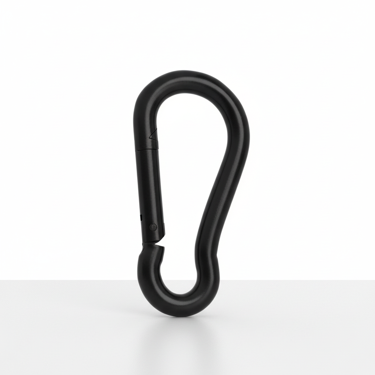 5/16" Tactical Aluminum Snap Hook - Black Finish - Pack of 5