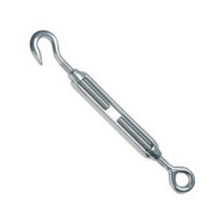 DuraBrite 316 Stainless Steel Hook and Eye Turnbuckles - Marine Grade Metric Thread (Sold in Packs)