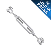 316 Stainless Steel Jaw/Jaw Turnbuckles