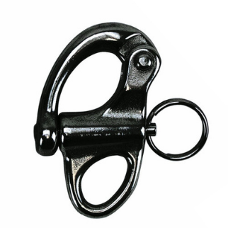 DuraBrite 316 Stainless Steel Tactical Fixed Eye Snap Shackles - Marine Grade (Sold in Packs)