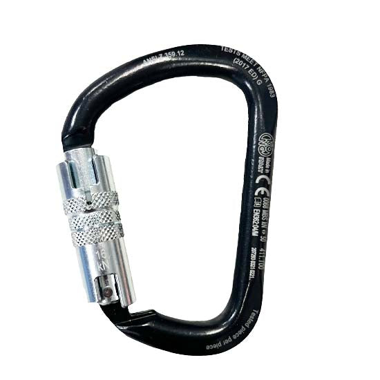 KONG XL ANSI Twist Lock Carbon Steel Carabiner