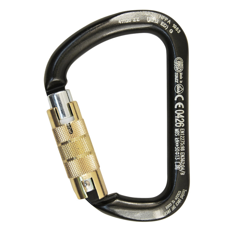 Kong - X-Large Steel Twist Lock Carabiner - 27MM