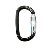 Triple Lock Ovalone Carbon Steel Carabiner - Olive