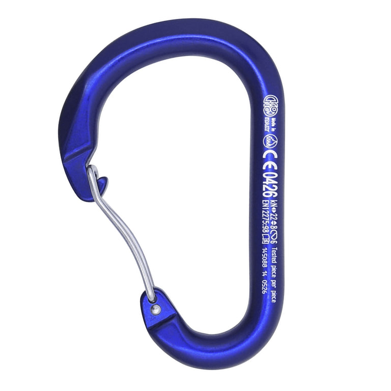 Kong Wire Bent Paddle Carabiner - Professional Climbing Hardware